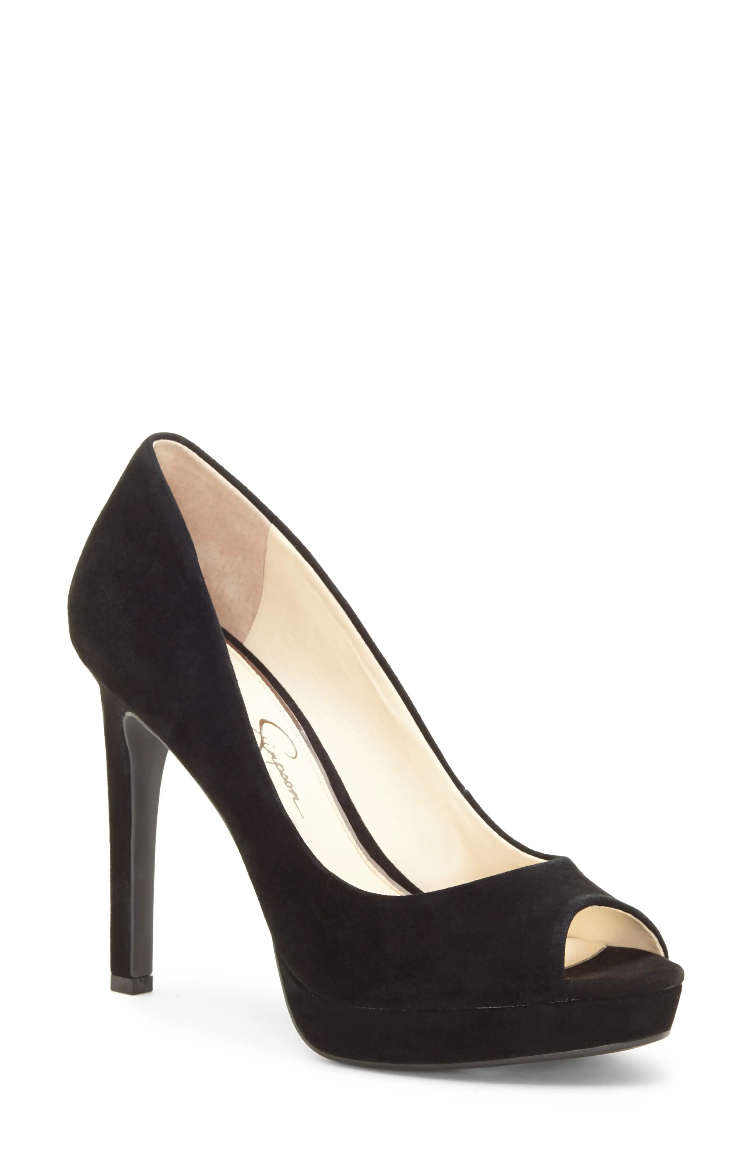 Jessica Simpson Dalyn Peep Toe Pump (Women) | Nordstrom