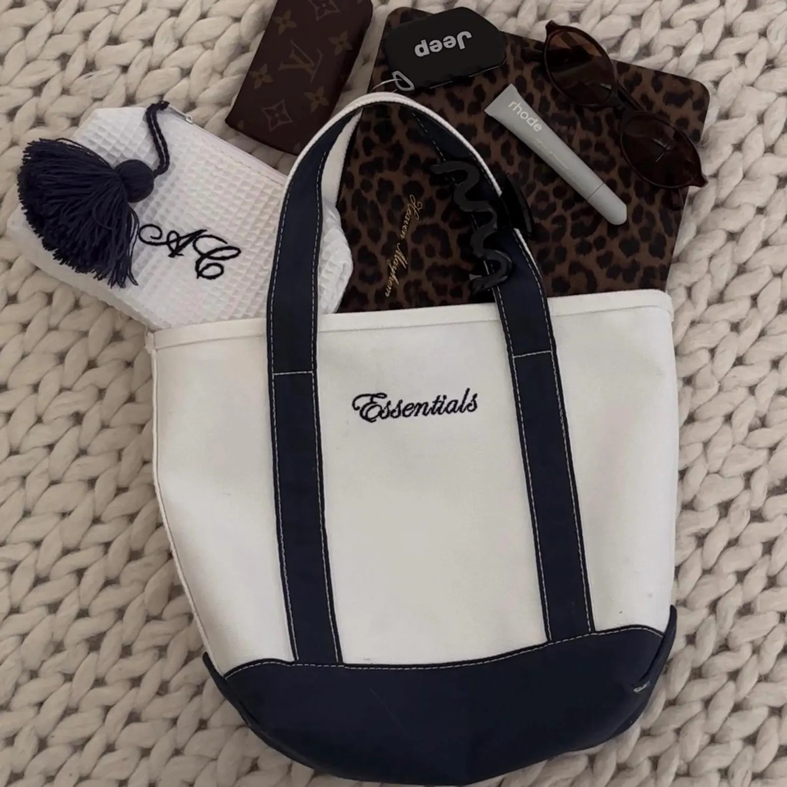 Custom Embroidered 14" Mini Small Navy Blue Cotton Canvas Tote Bag | Tote Bag | Boat Tote | Perso... | Etsy (US)