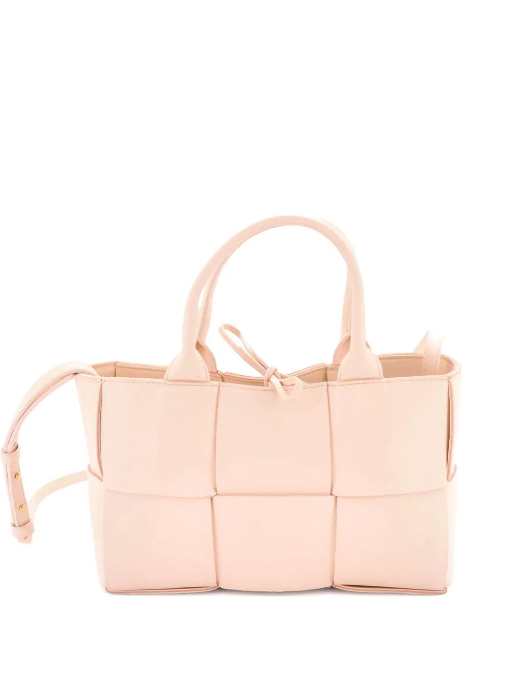 Bottega Veneta Pre-Owned Arco Maxi Intrecciato Leather Mini tote bag - Neutrals | Farfetch Global