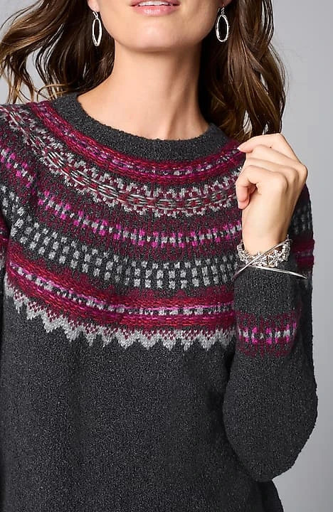 Fair Isle Pullover Sweater | J. Jill