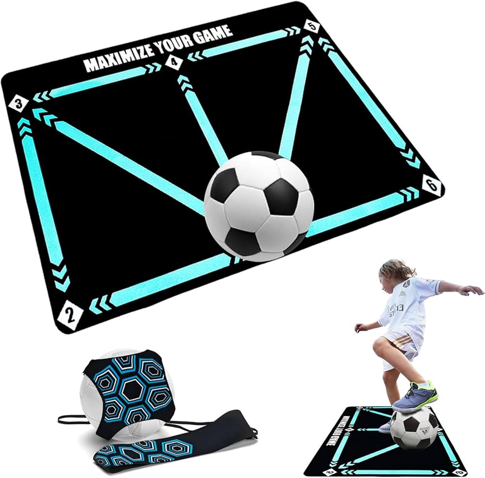 Football Footstep Training Mat, Soccer Training Mat, Agility Footstep Training Mat, Soccer Train ... | Amazon (US)