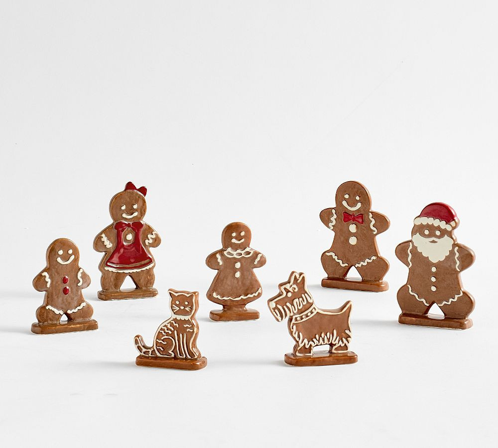 Gingerbread Village People Set of 7 | Pottery Barn (US)