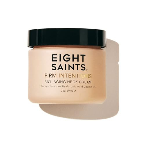 Eight Saints Firm Intentions Anti Aging Neck Cream, Natural & Organic, For Firming Skin and Reducing Wrinkles, 2 Ounces | Amazon (US)