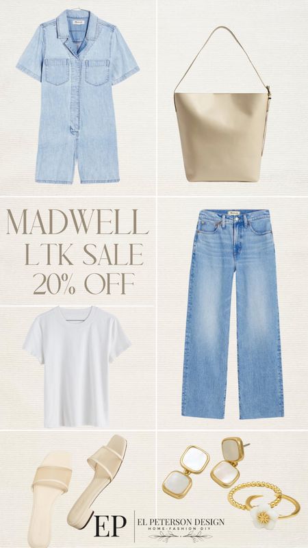 LTK exclusive: Madewell sale 20% off from 5/9 to 5/13! Shop within the LTK app for access to this exclusive sale!
Romper
Tshirt
Jean
Purse
Earrings
Shoes 

#LTKxMadewell #LTKSaleAlert