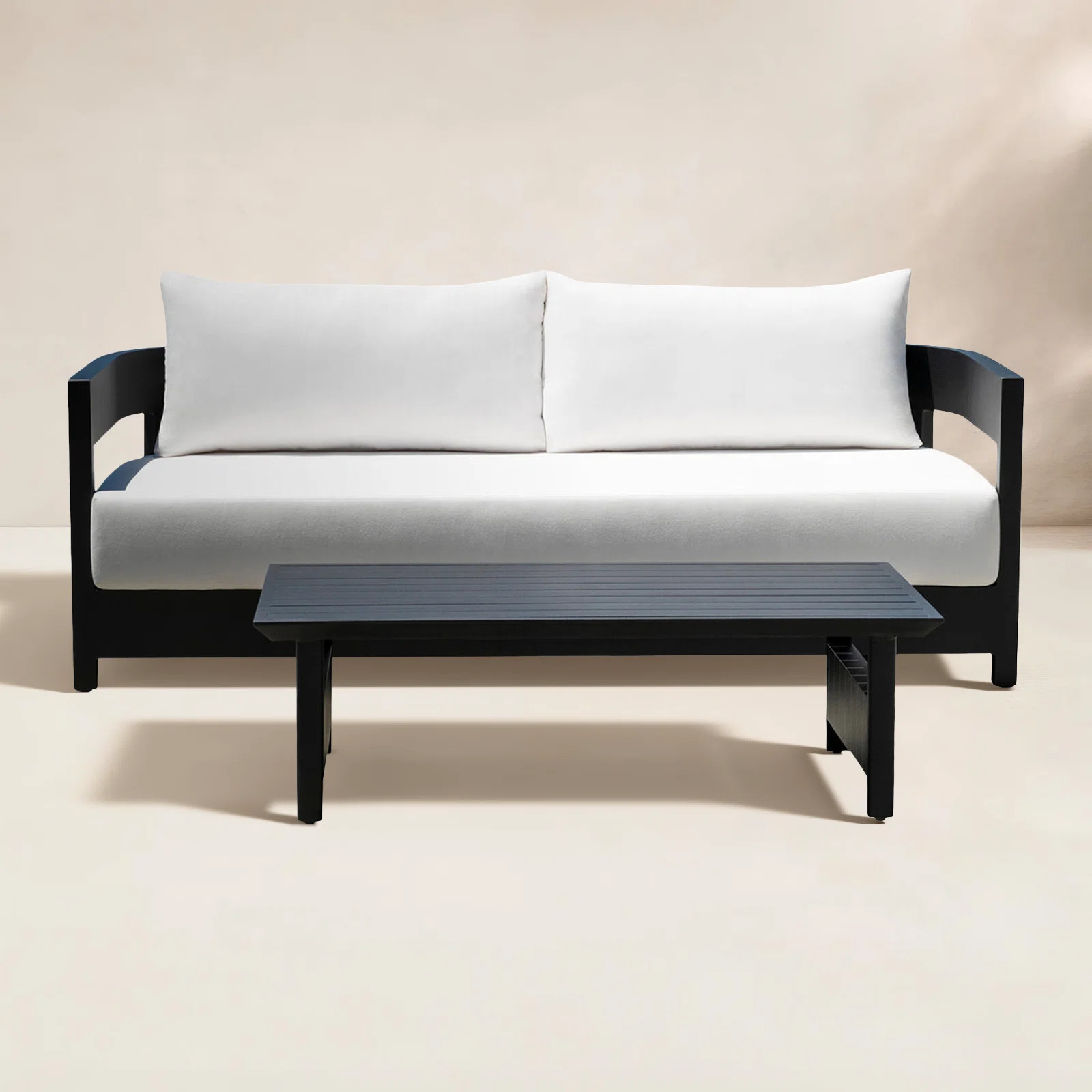Everlee Outdoor Sofa And Coffee Table Set | Wayfair North America