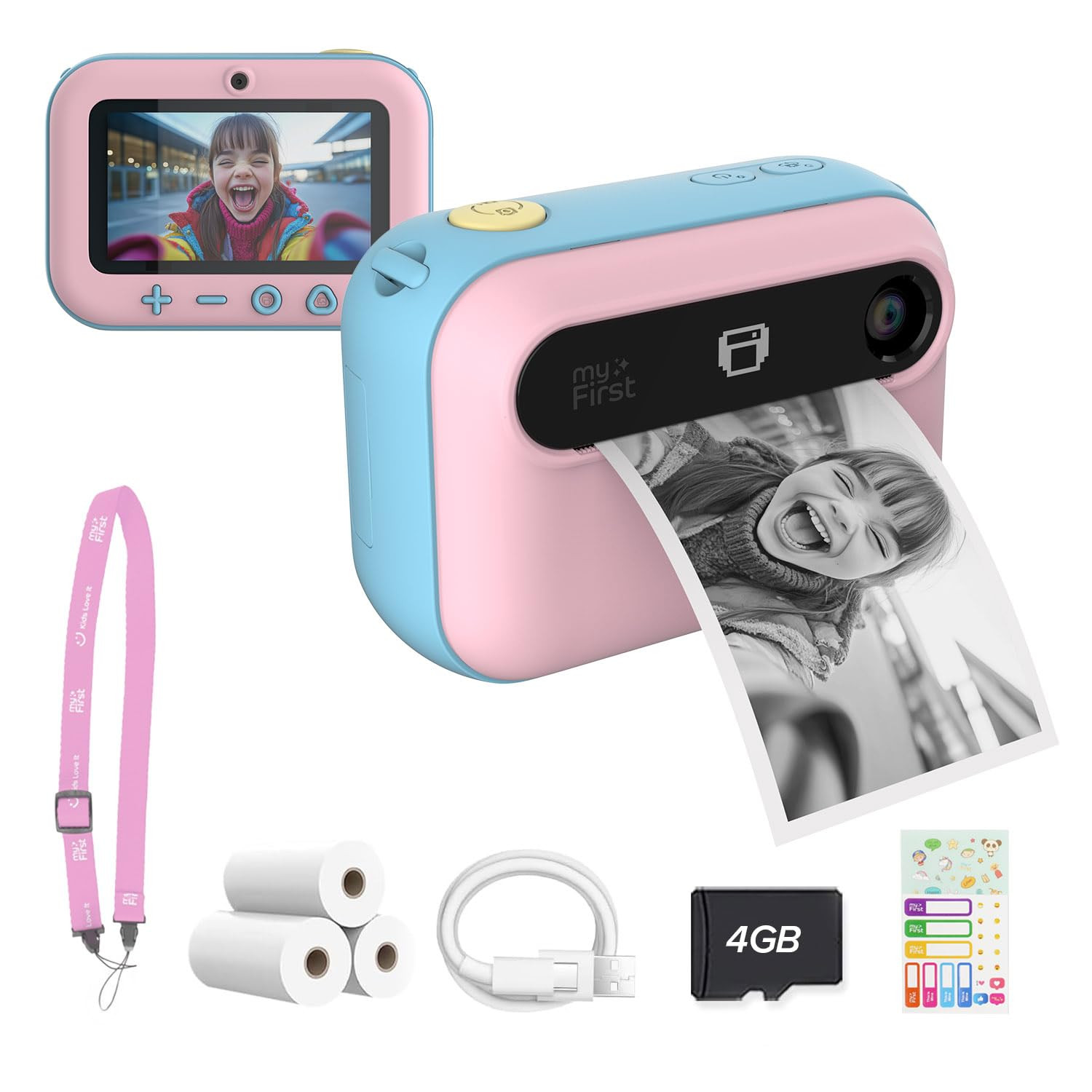 New myFirst Camera Insta 20 - Instant Print Digital Camera for Kids with 16MP Photos 1080P, 4-12 ... | Amazon (US)