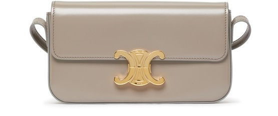 Triomphe Shoulder Bag In Shiny Calfskin - CELINE | 24S (APAC/EU)
