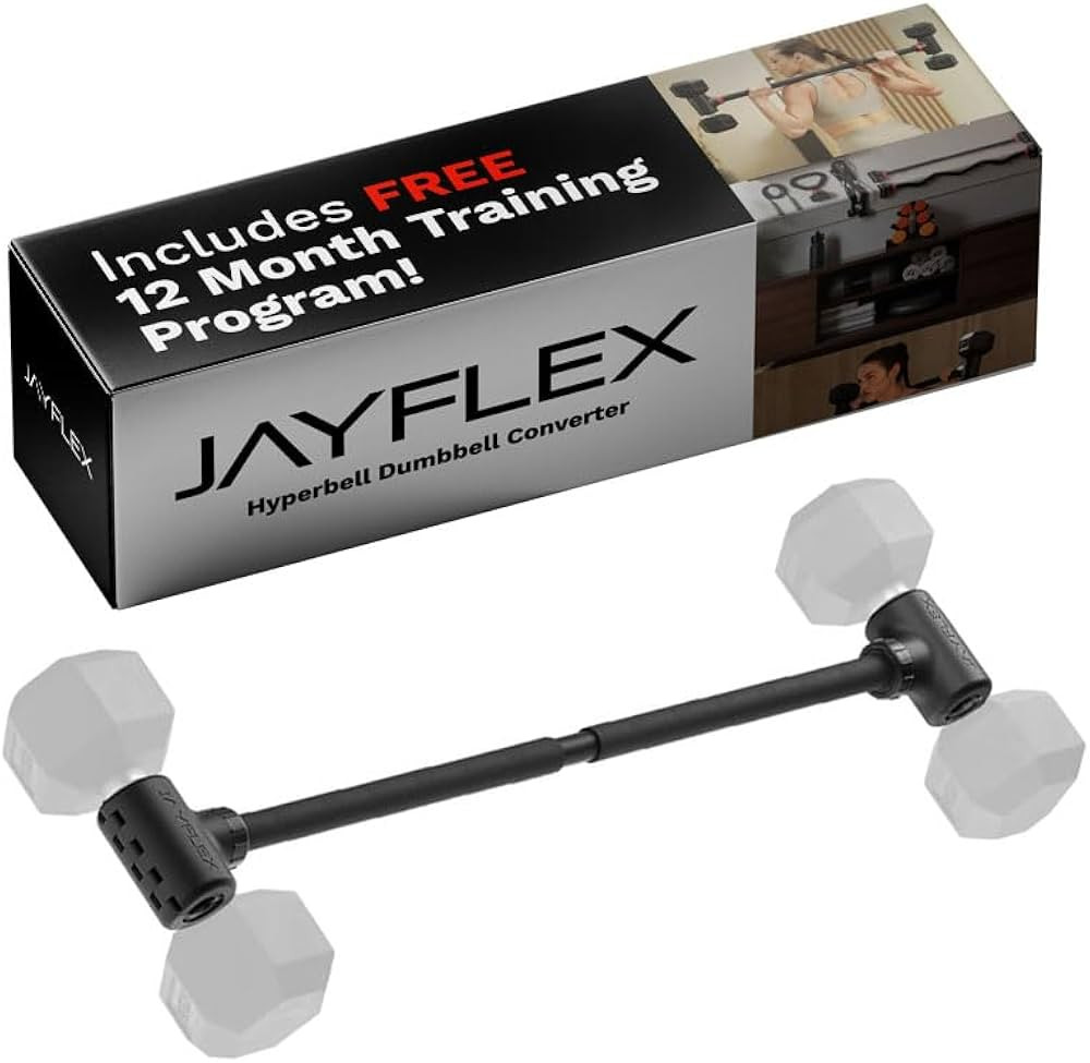 Jayflex Hyperbell Dumbbell Converter - Convert Dumbbells to Barbell Set and Kettlebell for Home F... | Amazon (US)