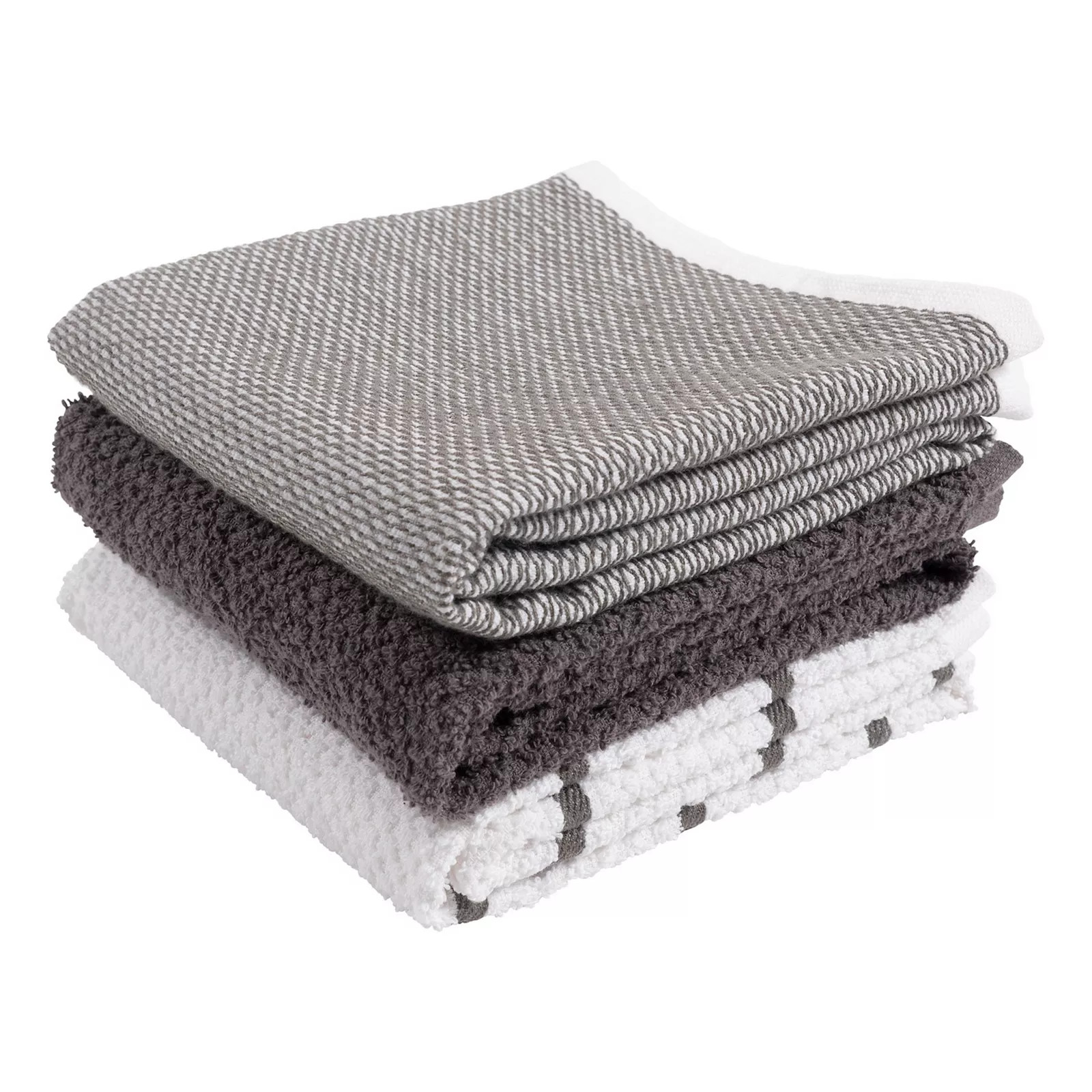 Ayesha Curry Kitchen Towel 6-pk., Med Grey | Kohl's