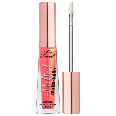 Too Faced Melted Matte-Tallic Liquified Metallic Matte Lipstick Our Lips Are Sealed .23 oz | Sephora (US)