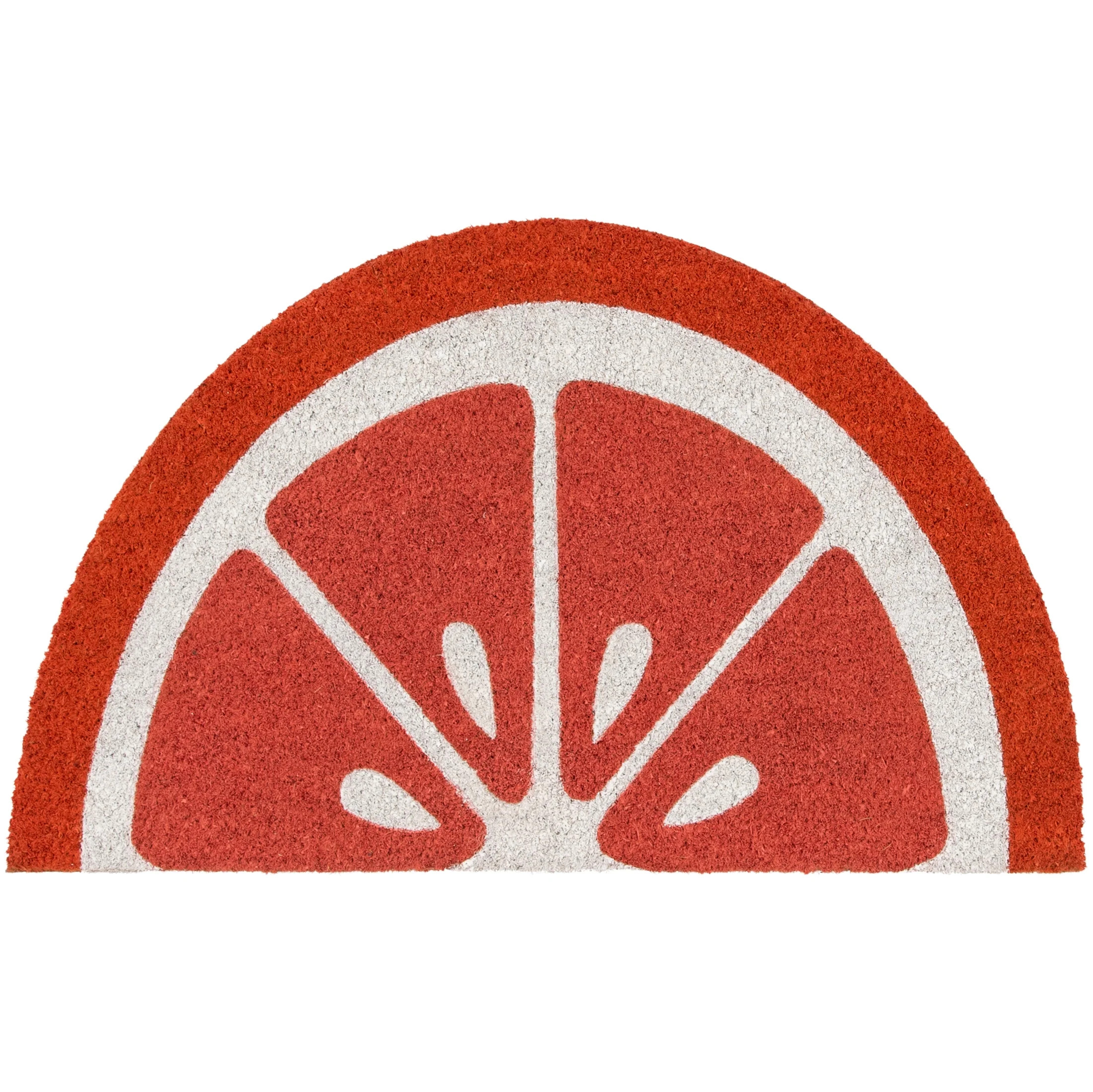 Mainstays by Becky G. & Alejandra Coir Outdoor Mat, Orange Slice, 18" x 30" | Walmart (US)