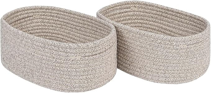 CubesLand Small Storage Baskets for Shelf,Cube Organizer Basket Bin,Woven Baskets for Shelves,Sof... | Amazon (US)