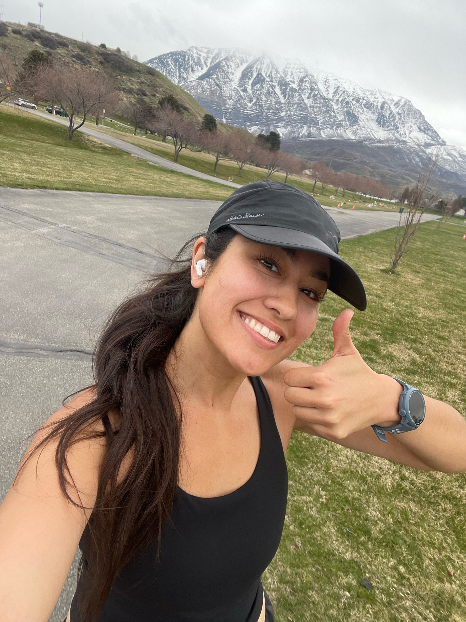 Taking advantage of this weather before a weekend full of rain + snow! Short little run and nice cooldown jog in my fav tank top and hat that keeps me cooll

#LTKU #LTKfitness #LTKfindsunder50