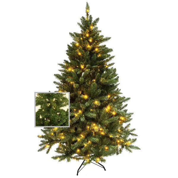 Artificial Premium Christmas Pine Tree with or Without LED Pre Lit 4,5,6,7,9 Feet Metal Base | Bed Bath & Beyond