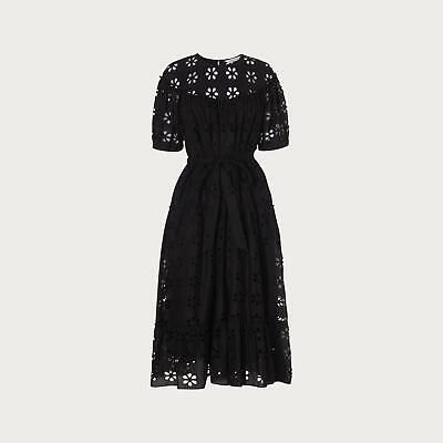 L.K.Bennett Rego Broderie Anglaise Cotton Midi Dress | eBay UK