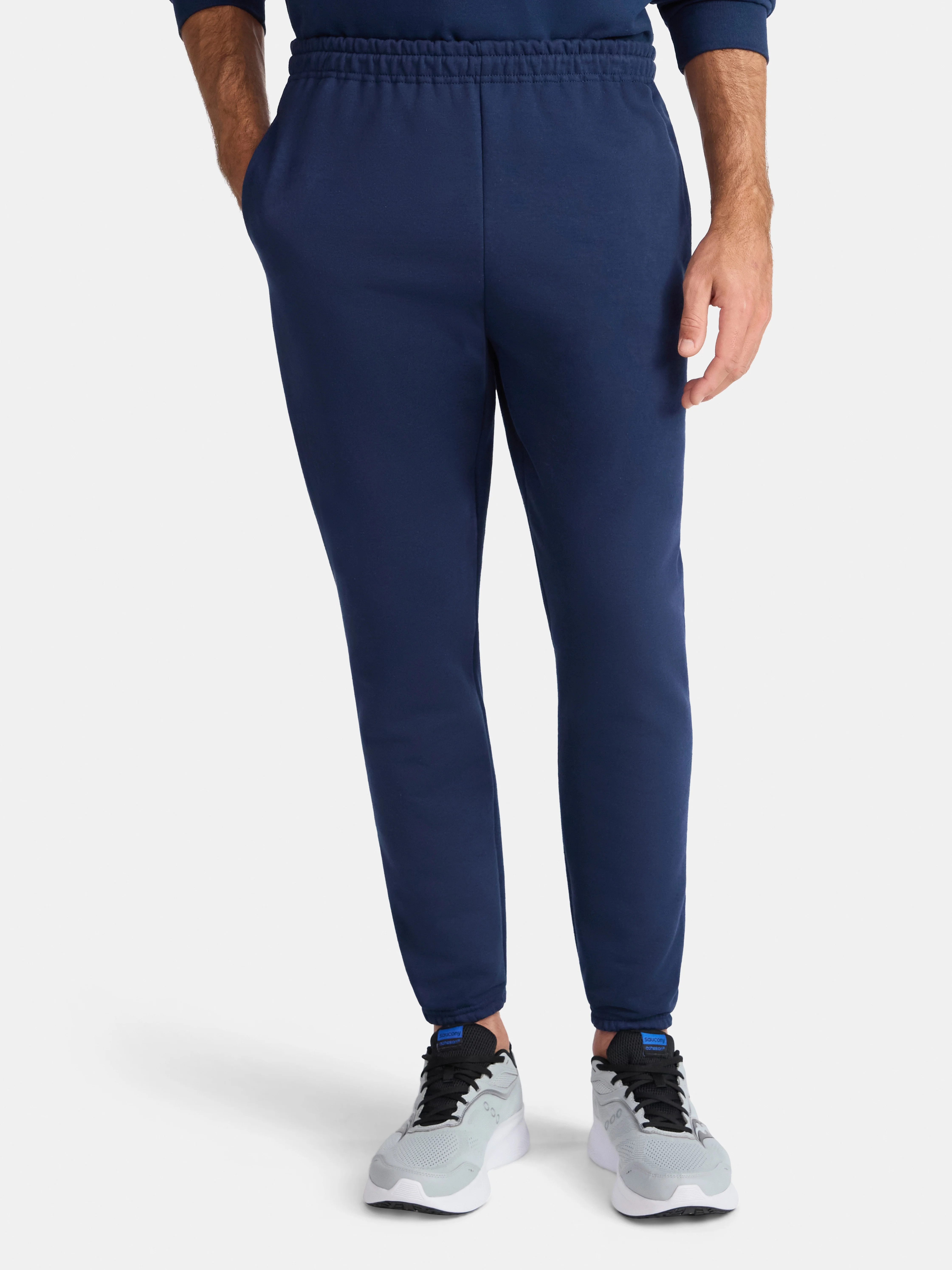 Athletic Works Men's and Big Men's Fleece Jogger Sweatpants, Sizes XS-5XL | Walmart (US)