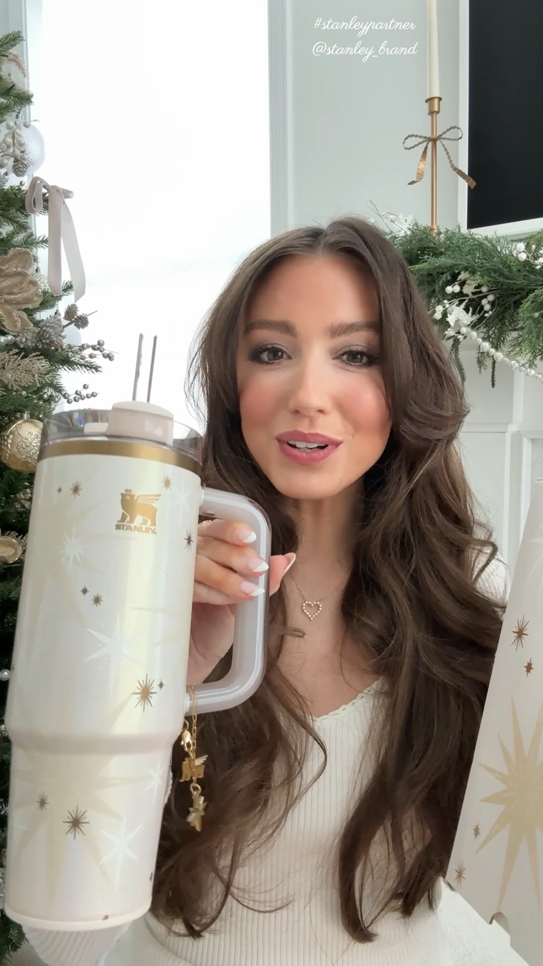 Stanley Luxe Quencher✨🤍 the most gorgeous Quencher - perfect holiday gift!!🫶🏼#stanleypartner @stanley_brand 

#LTKHoliday #LTKGiftGuide #LTKCyberWeek