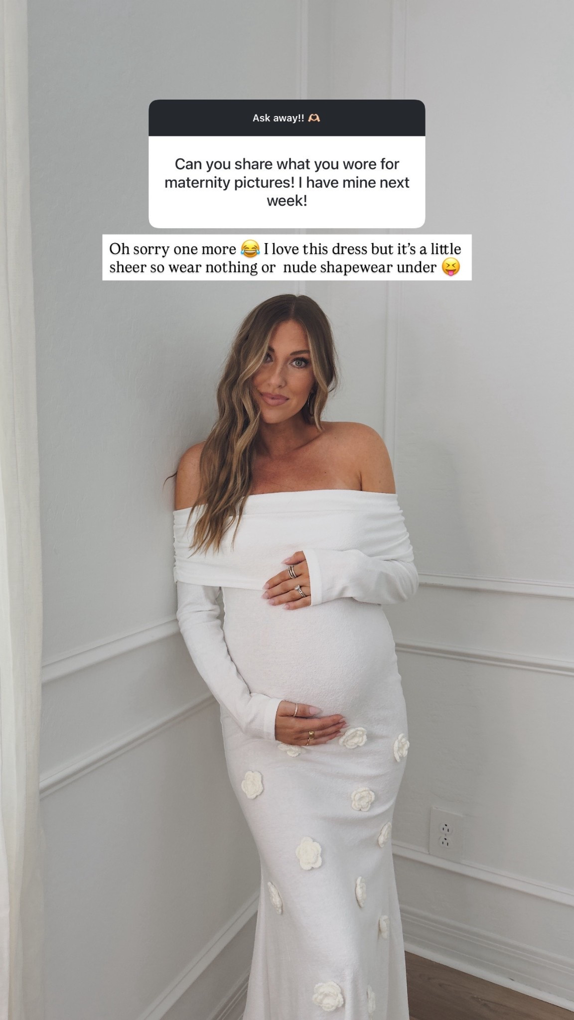 Amazon dress for maternity photos 