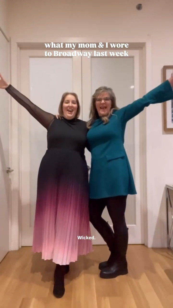 What my mom and I wore to see Broadway shows in NYC last week💗 

#LTKMidsize #LTKSeasonal #LTKPlusSize