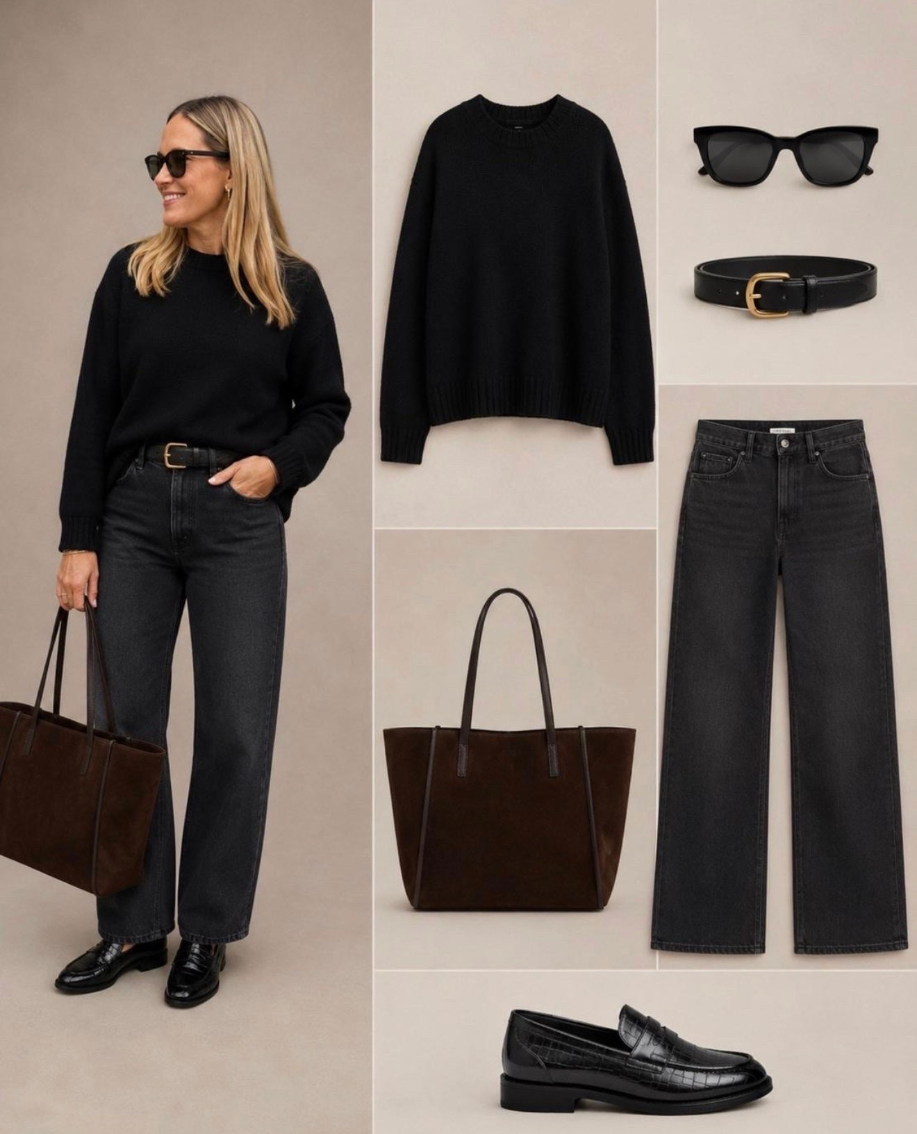 Love an all black look!

#LTKootd #LTKOver40