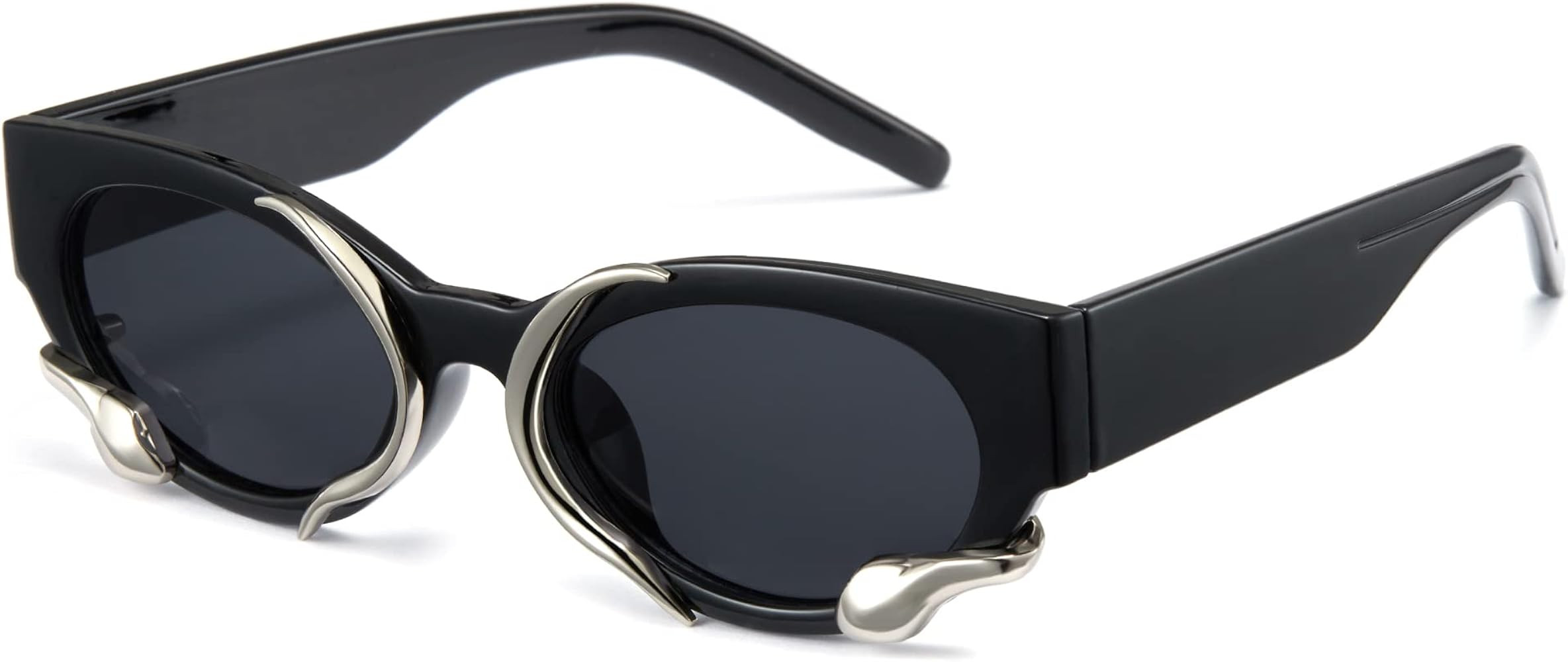Cyxus Y2K UV400 Protection Sunglasses For Women Men Unique Fashion Snake Frame Shades. | Amazon (US)