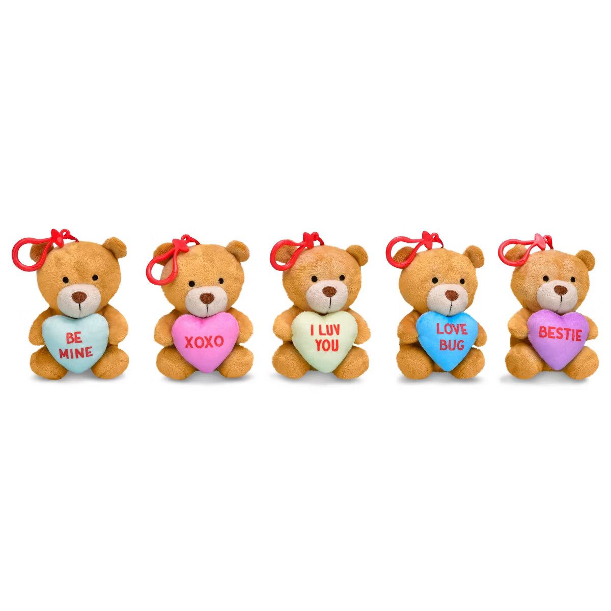 Iscream Sweethearts Valentine Keychain Stuffed Animal | Target
