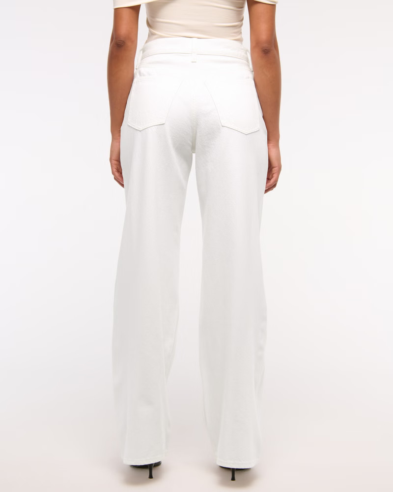 High Rise Wide Leg Jean | Abercrombie & Fitch (US)