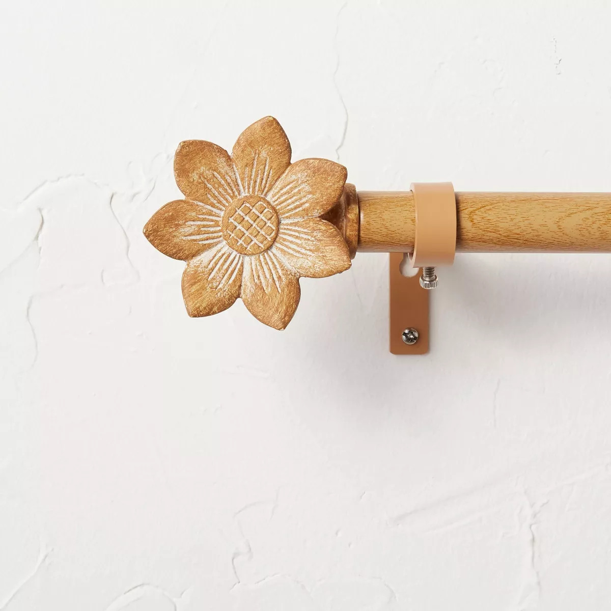 Flower Faux Wood Curtain Rod - Opalhouse™ designed with Jungalow™ | Target