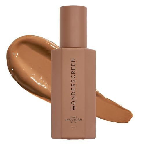 DIME Beauty Tinted Glow Wonderscreen SPF 30 - Mineral Tinted Moisturizer for Face with 19% Zinc Oxide, Skin-Enhancing Tone-Evening Sunscreen, Glow-Enhancing Tint, Vegan, Cruelty-Free, 50 g | Amazon (US)