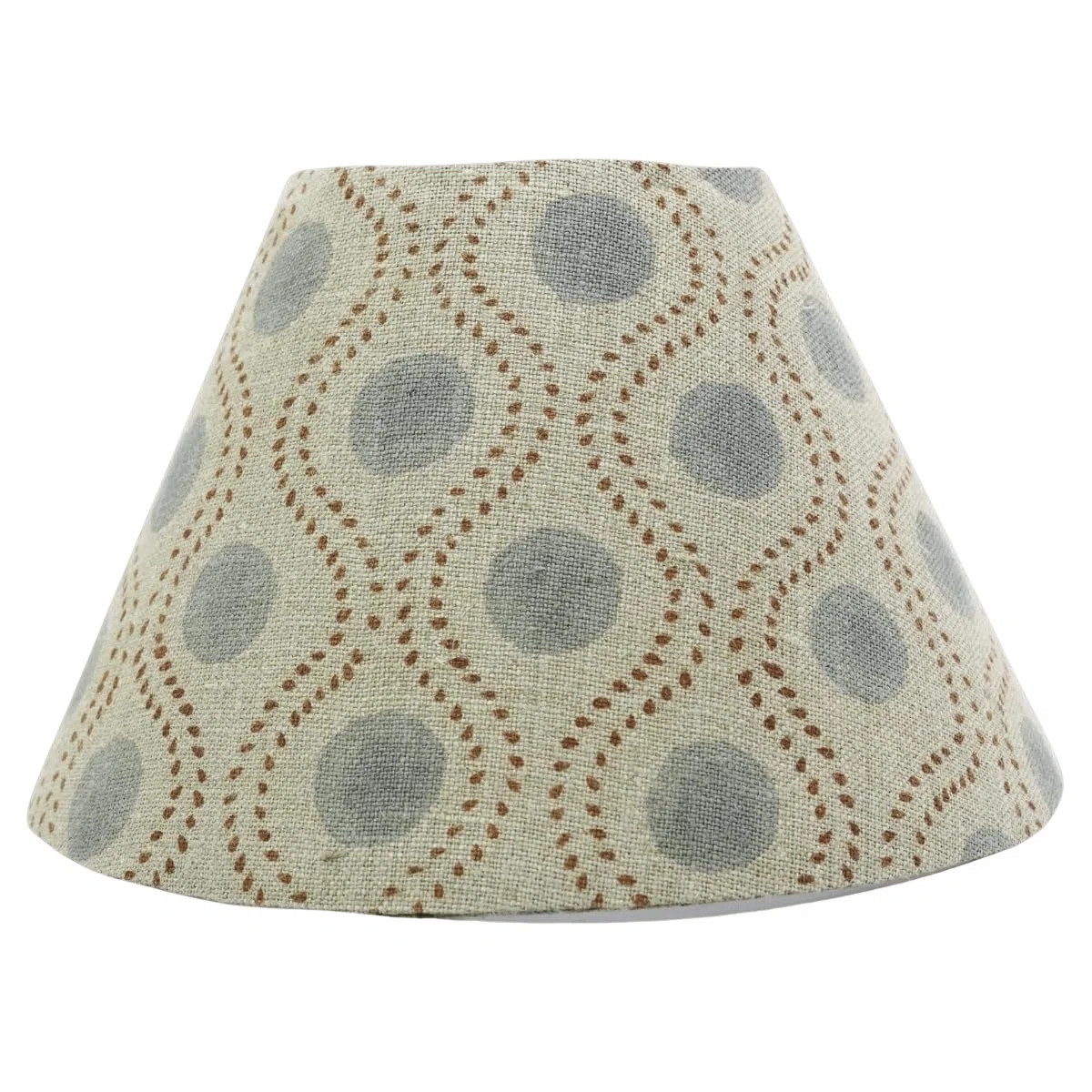 Lamp Shade Elegant Floral Block Printed Linen Detachable Lampshade - RAJBHOG | Wayfair North America