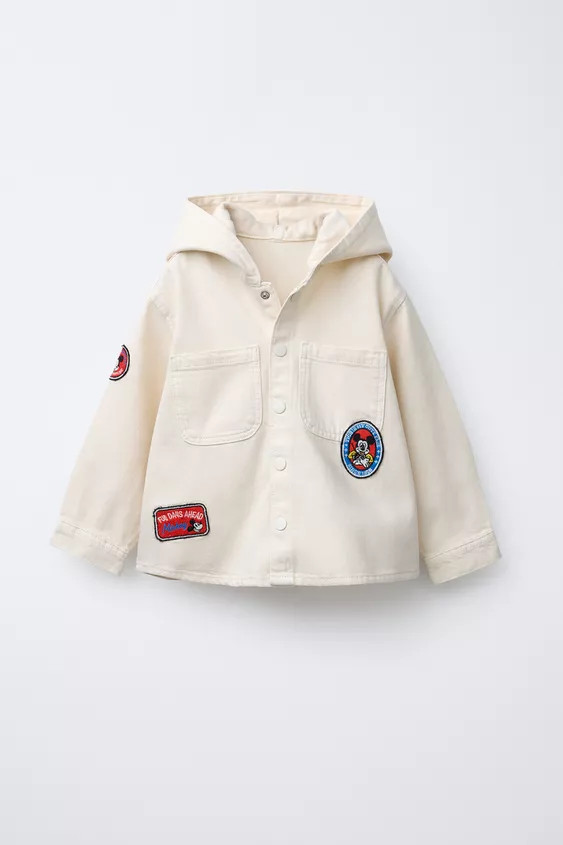 MICKEY MOUSE © DISNEY TWILL PATCHES OVERSHIRT | Zara US