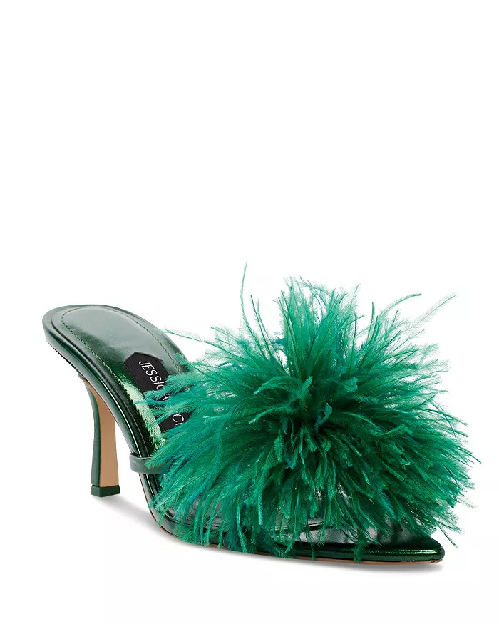 Women's Malena Feather Embellished Sandals | Bloomingdale's (US)
