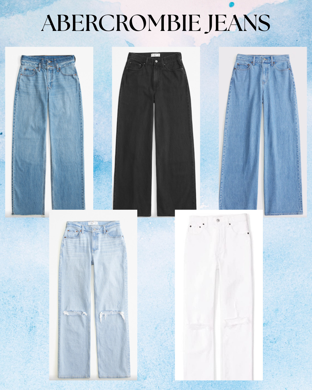 ABERCROMBIE JEANS!!  

 #LTKSeasonal #LTKActive #LTKWatchNow