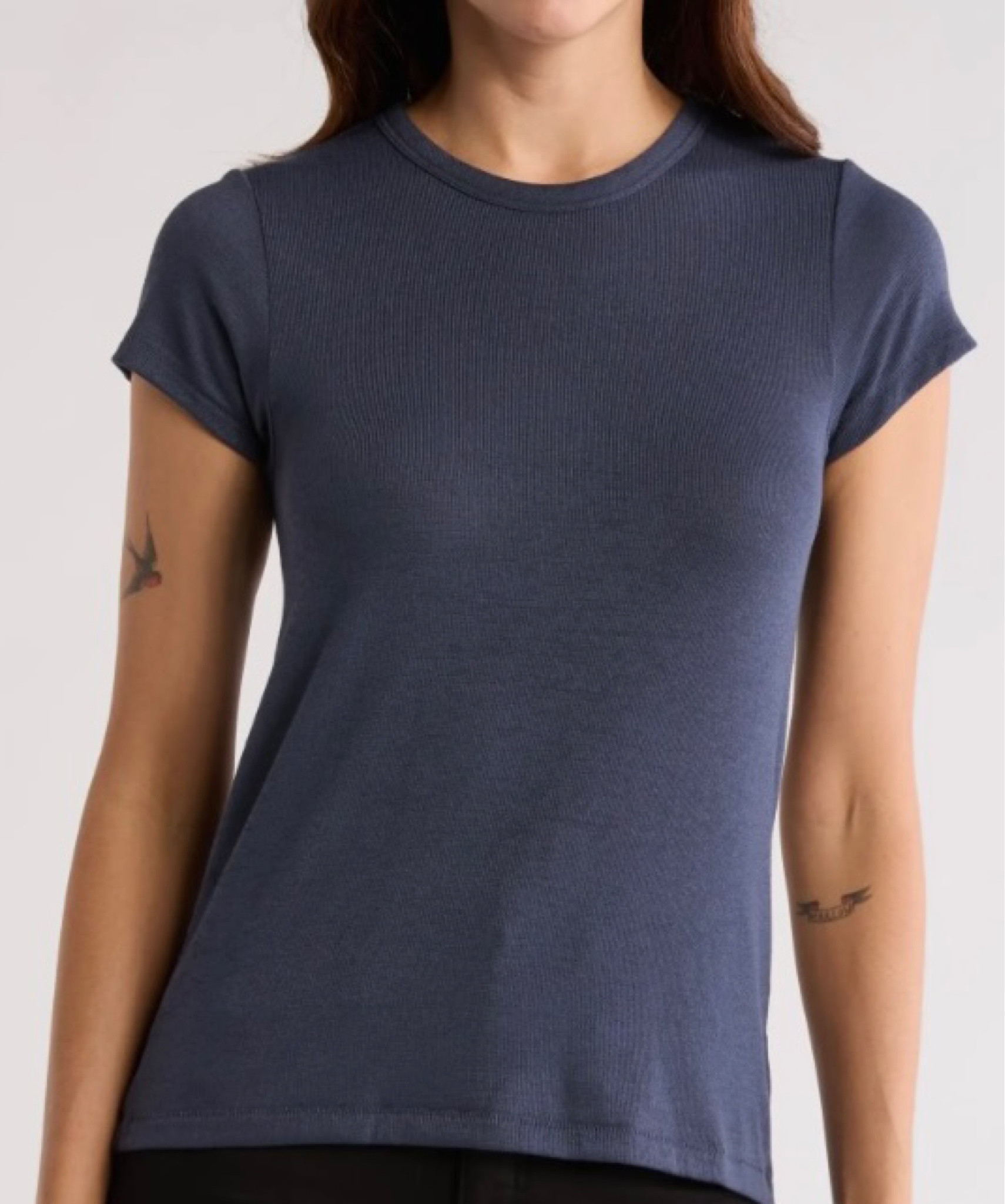 One of my favorite elevated tees is over 50% off in lots of colors. In between sizes size down. Capsule wardrobe essentials. 

#LTKSaleAlert #LTKFindsUnder50 #LTKStyleTip