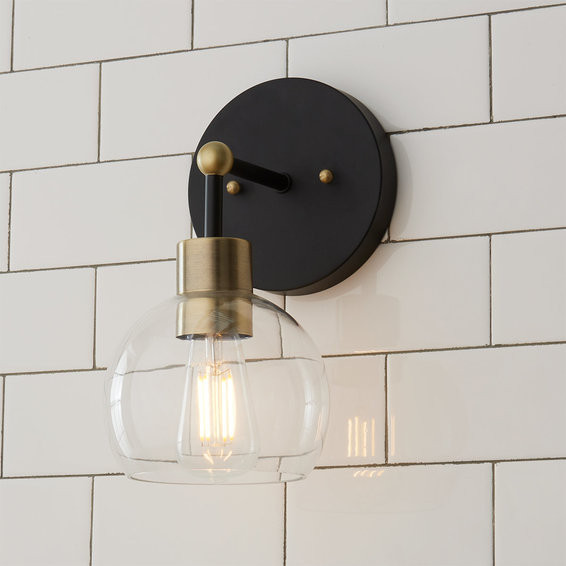 Young House Love Clear Glass Bubble Sconce | Shades of Light