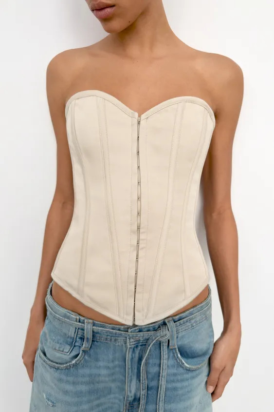 CORSETRY-INSPIRED TOP | Zara US