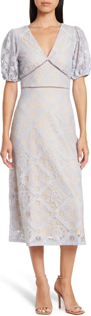 NSR Short Sleeve Knit Lace Dress | Nordstromrack | Nordstrom Rack