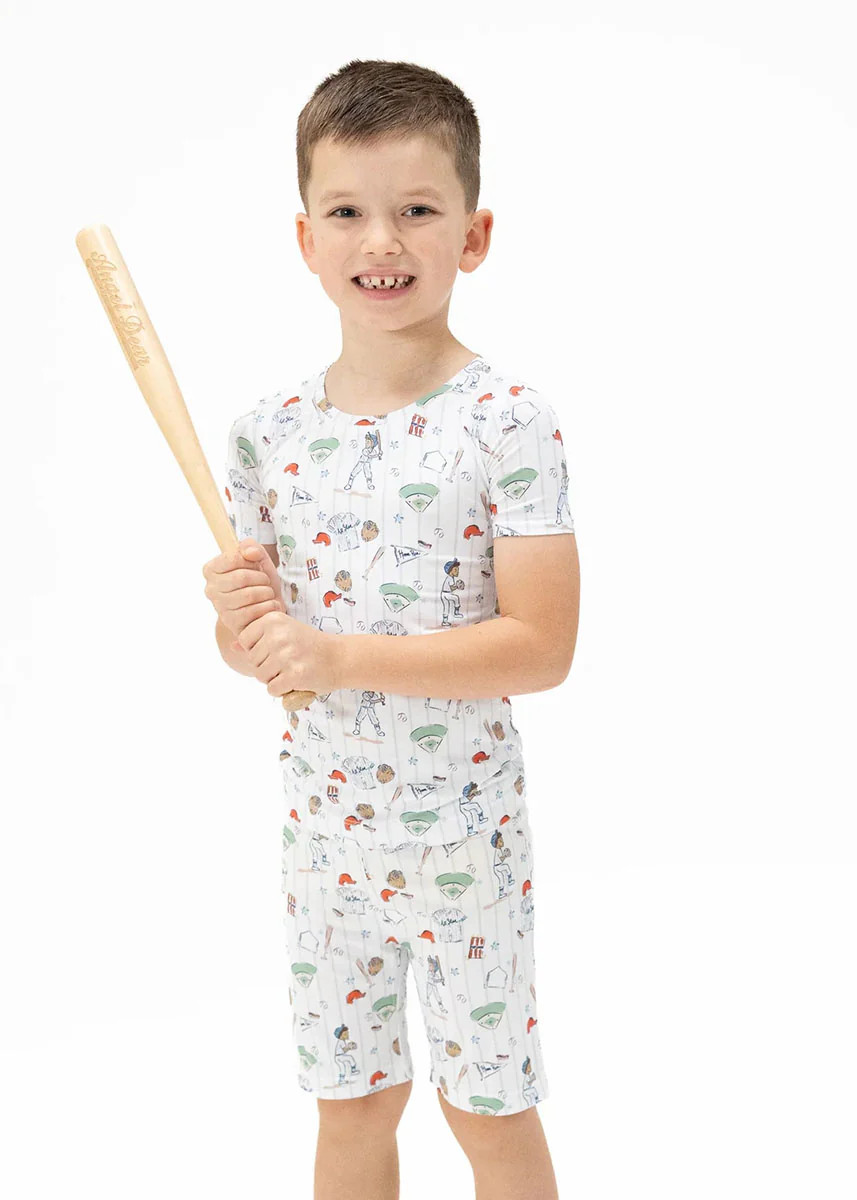 2-Piece S/S Pajama Set - Home Run Baseball | Alice & Wonder