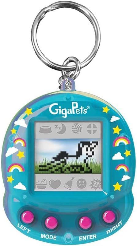 Giga Pets Angelic Unicorn Virtual Animal Pet Toy, Upgraded Collector’s Edition, Glossy New Aqua... | Amazon (US)