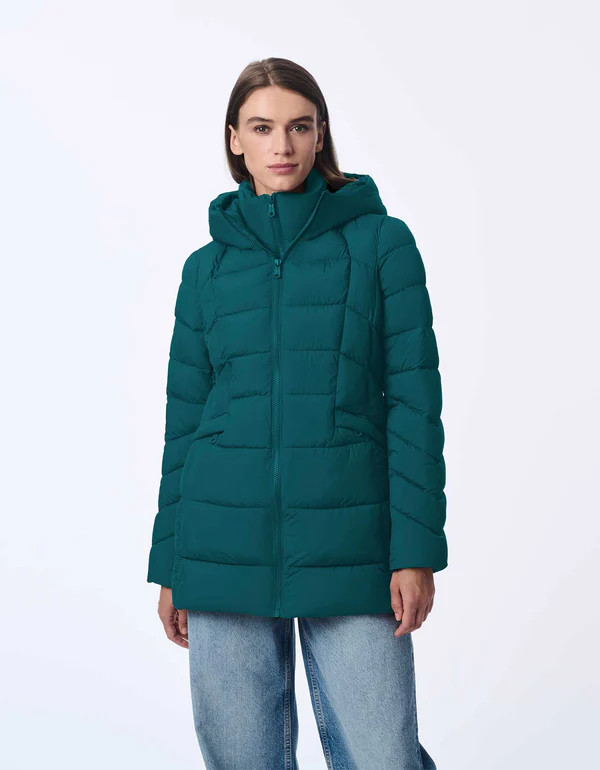 Cosmic Puffer Coat | Bernardo Fashions