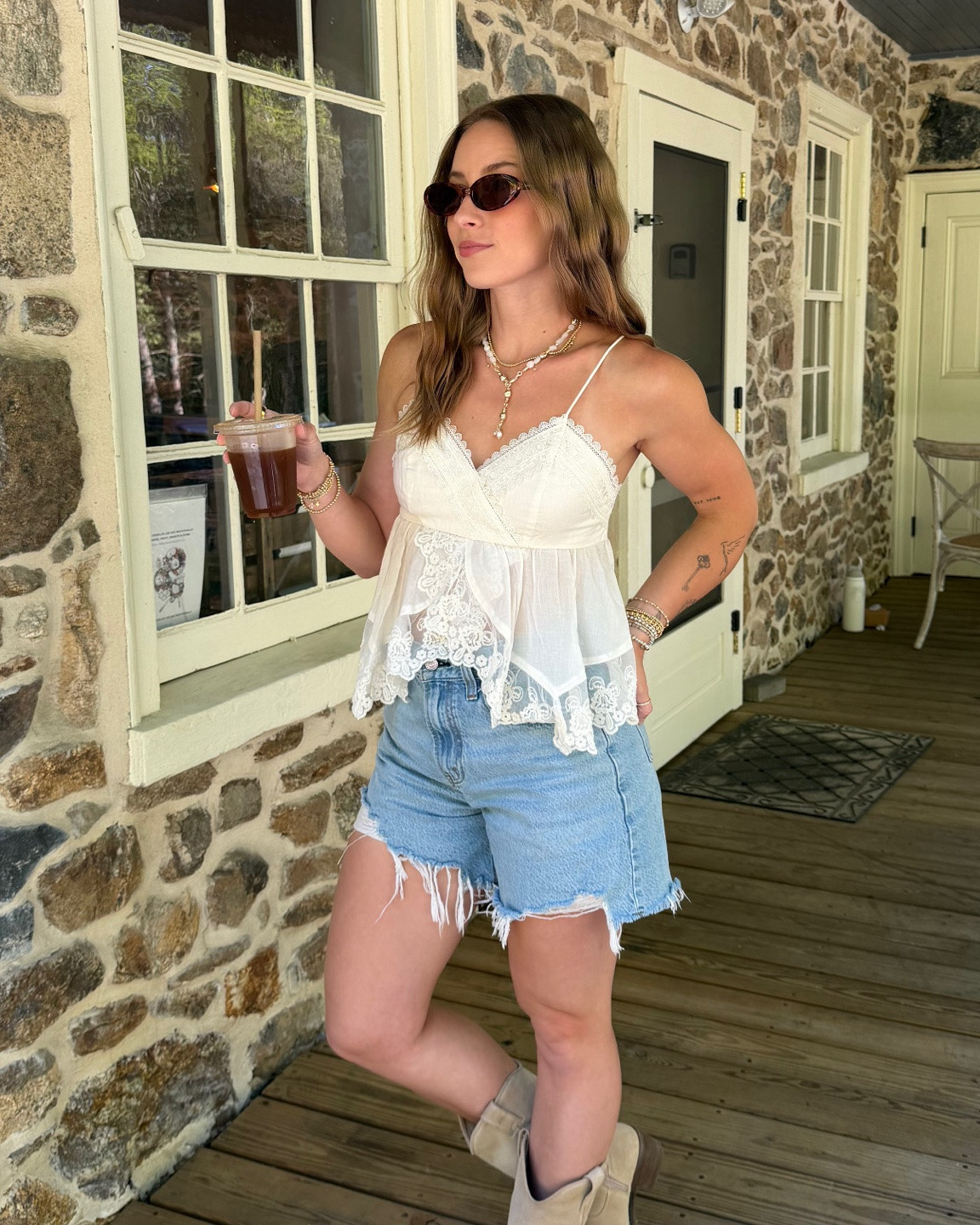 6/5/26 Casual Summer Outfit of the Day

An easy summer outfit I’d wear on repeat 🤍 styled my Abercrombie top with Abercrombie denim shorts, Aire sunglasses, and tall Steve Madden boots. The boots are an older pair, but I linked similar options along with the rest of the outfit. Everything is linked here ✨

#LTKSeasonal #LTKootd