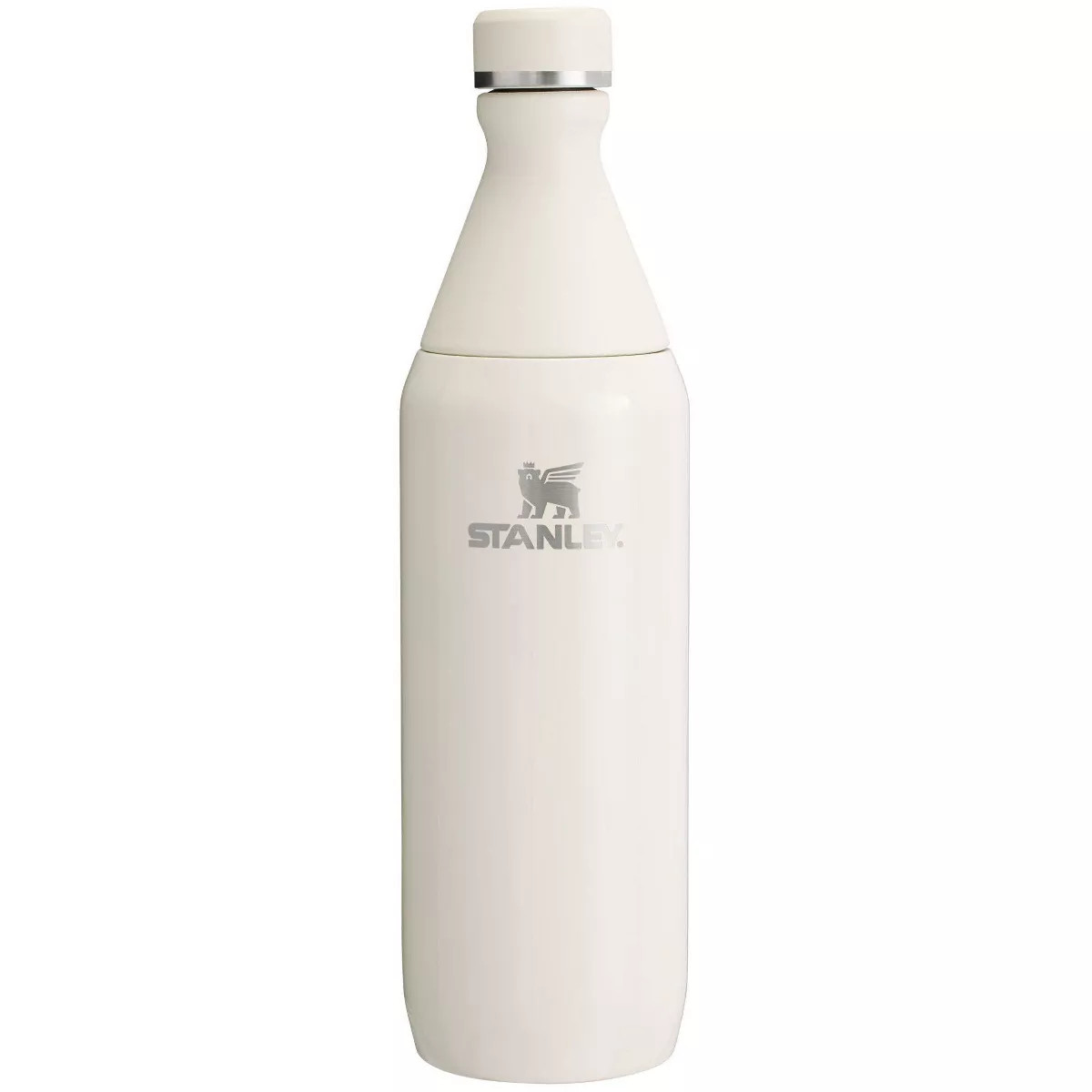 Stanley 20 oz All Day Slim Bottle Cream: Stainless Steel Tumbler, Dishwasher-Safe, Hot & Cold Bev... | Target