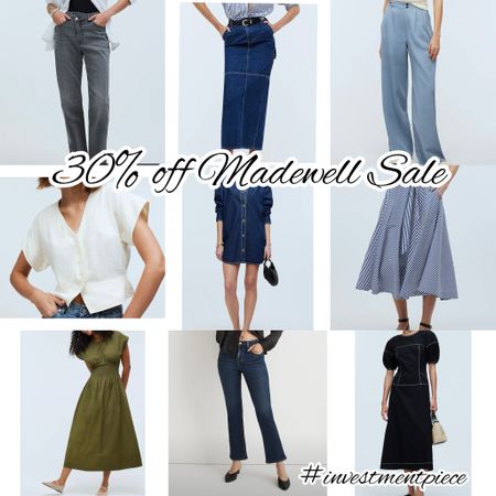 From cult fave denim and trousers to skirts and linen- get an extra 30% off sale @madewell with code SPRING30 These are some of my faves! #investmentpiece 

#LTKxMadewell #LTKsalealert #LTKstyletip