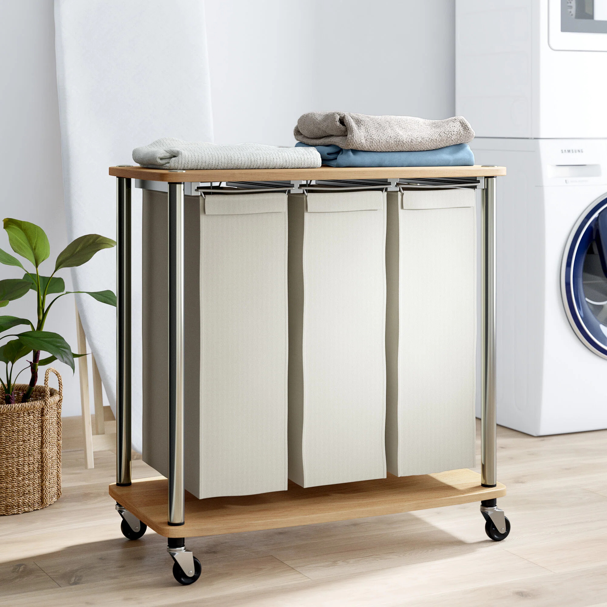 Rolling Laundry Sorter | Wayfair North America