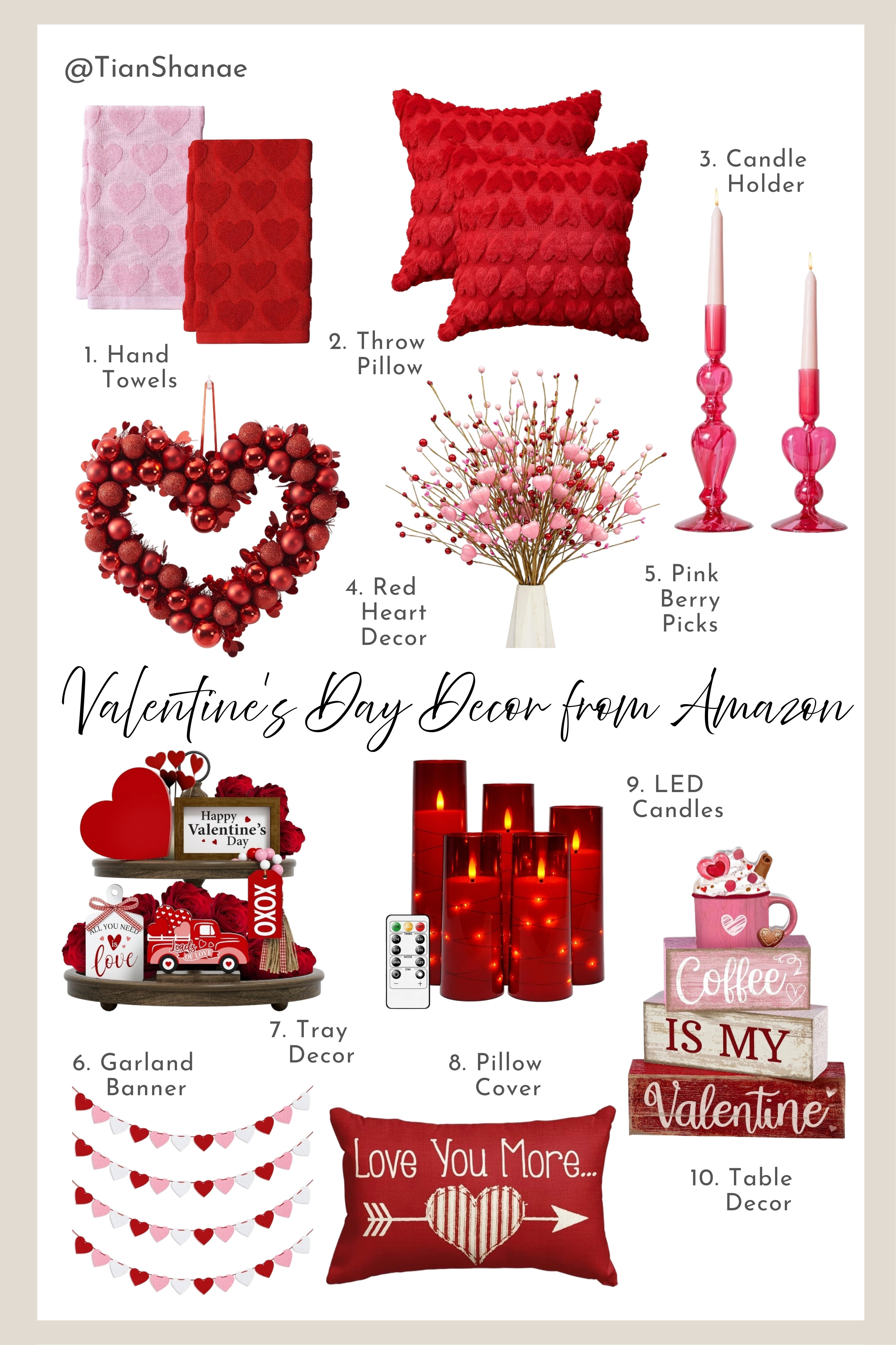 Transform your home for the season of love with these festive Amazon finds. From romantic table settings to cozy heart-themed accents, these decor pieces create the perfect atmosphere for any celebration. Tap to shop my favorite Amazon Valentine's Day decor! #ValentinesDecor #AmazonFinds #HolidayHome 

 #LTKValentine #LTKdayinmylife #LTKSaleAlert