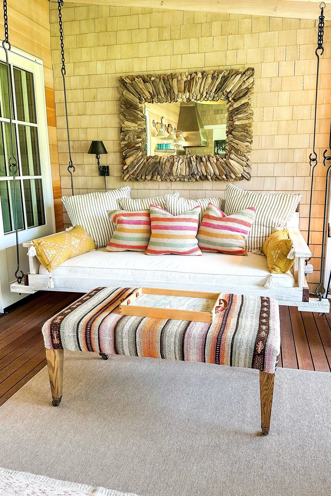A look at my favorite spot on the screened in porch🛋️ A place to relax after a long day, read a book, or chat with friends and family!

#LTKfamily #LTKFind #LTKhome