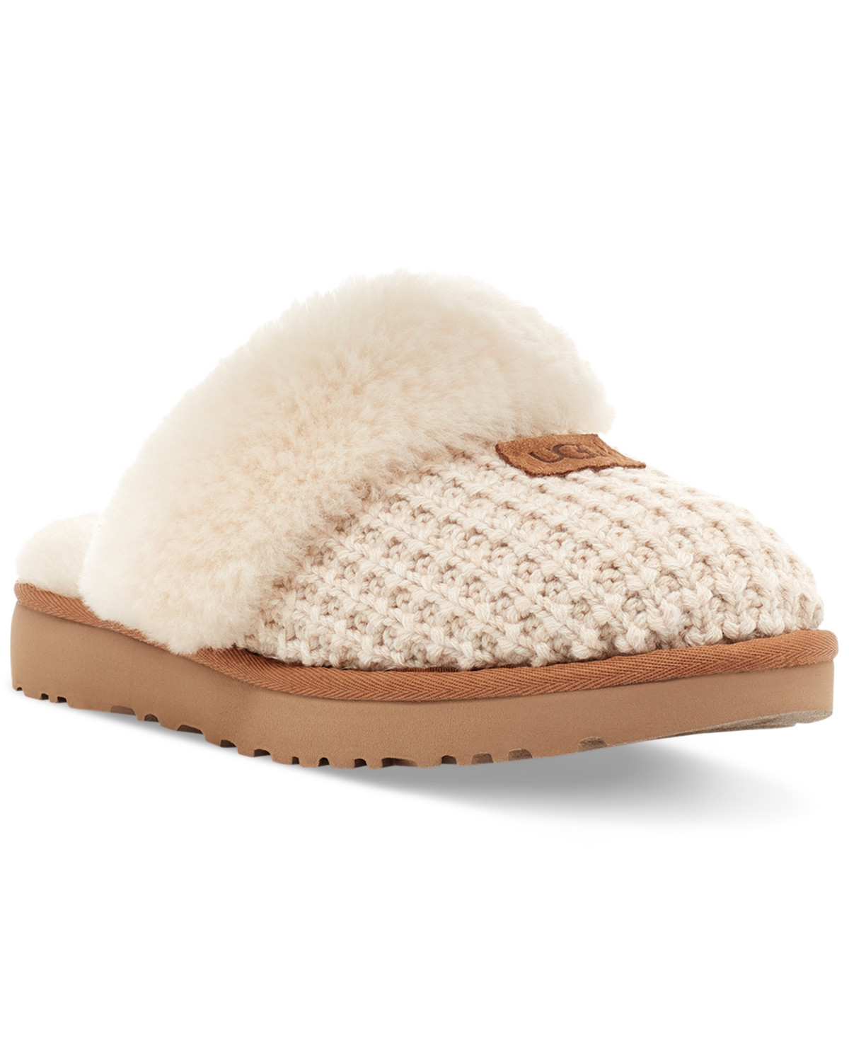 Ugg Women's Cozy Faux-Shearling Slippers - Cream | Macy's