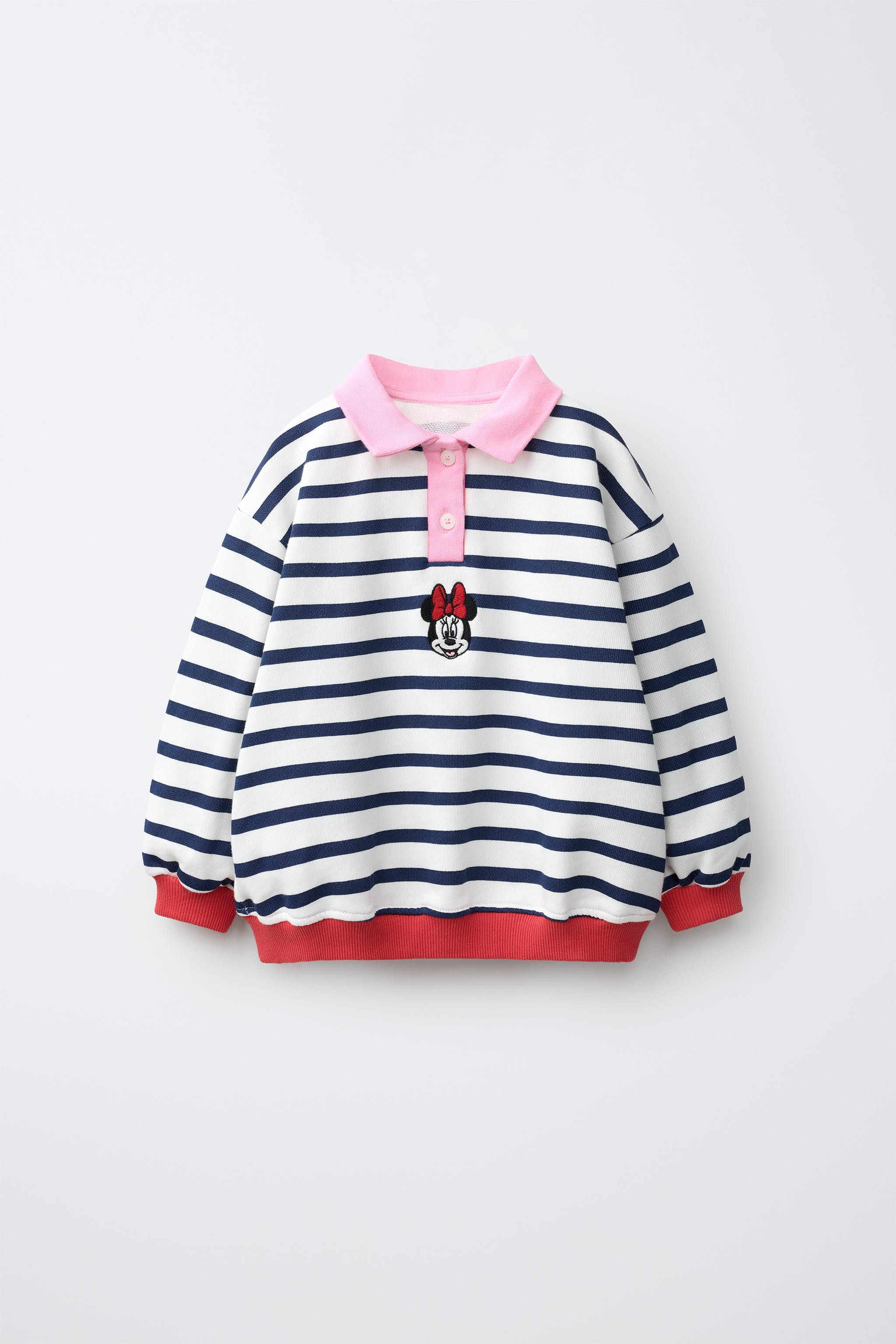 MINNIE MOUSE © DISNEY STRIPED POLO SHIRT | Zara US