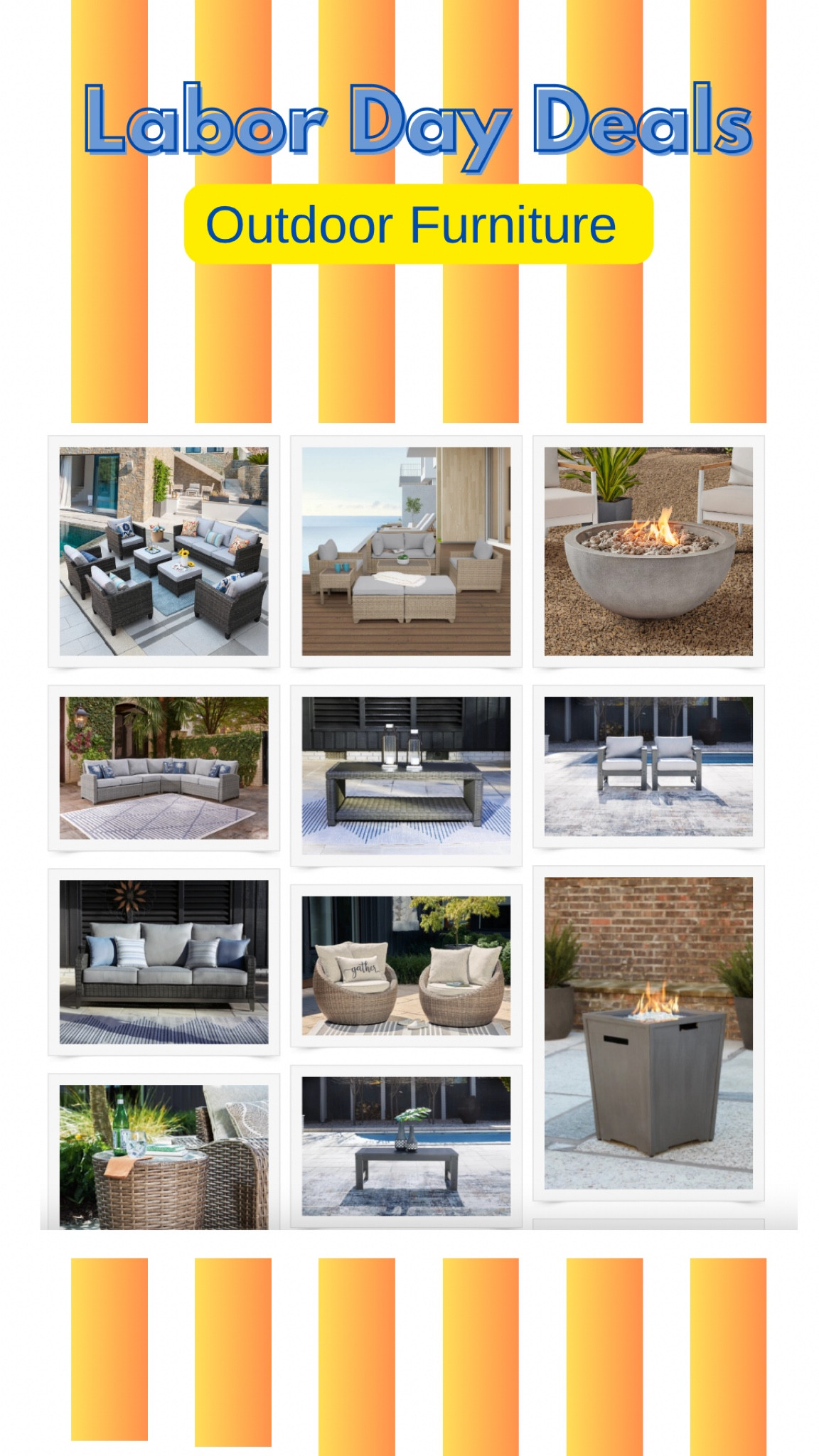 Labor Day Sale - OUTDOOR FURNITURE 

#LTKSeasonal #LTKSale #LTKhome