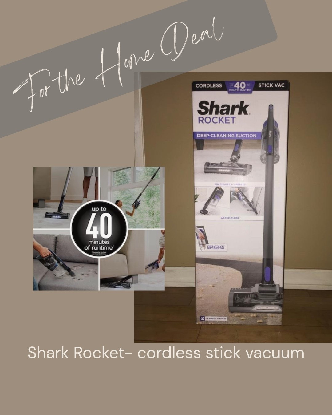 Just scored!! Shark Rocket cordless vacuum- pet stick( converts to hand held) Now 50% off!! 


#LTKSaleAlert #LTKHome